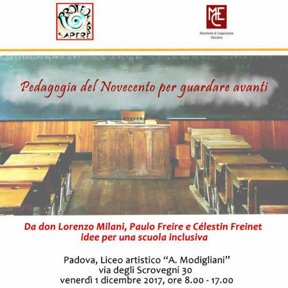 PEDAGOGIA DEL NOVECENTO per guardare avanti